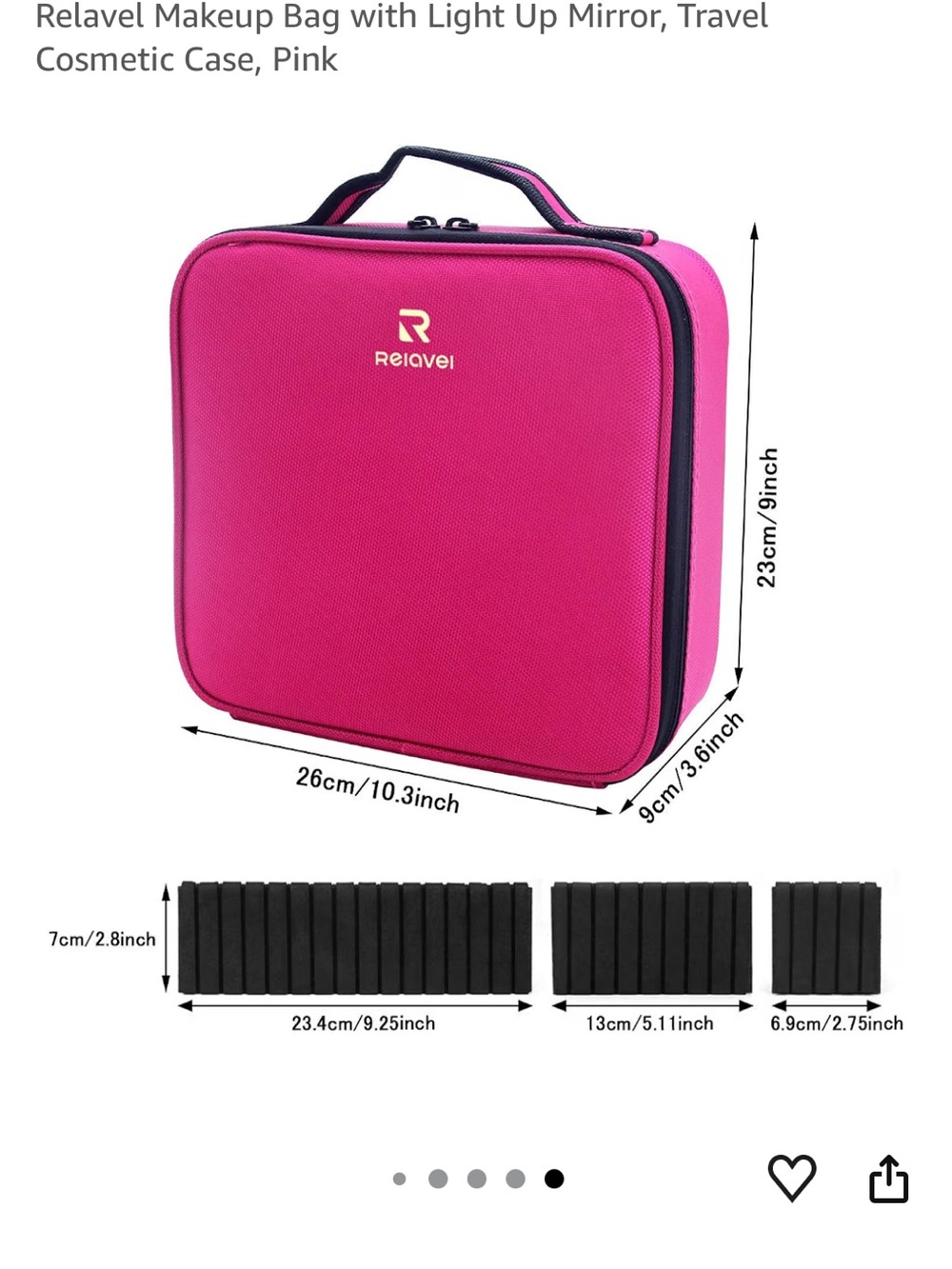 Makeup Train Case - Picture 3 of 3